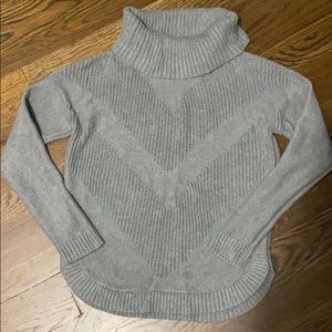 Beautiful grey cowl neck sweater !